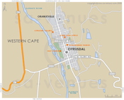Street Level Citrusdal Map