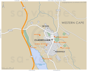 Street Level Clanwilliam Map