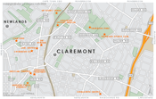 Claremont Map