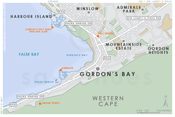 Gordons Bay Map