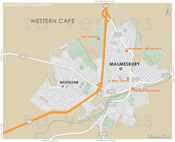 Street Level Malmesbury Map