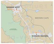Street Level Riebeek West Map