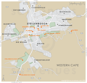 Stellenbosch Map