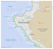 Street Level Yzerfontein Map