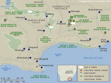Click to view �
Eastern Cape Game & Nature Reserves Map