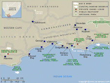 Click to view �
Garden Route Game & Nature Reserves Map
