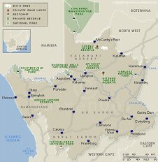 Click to view �
Northern Cape Game & Nature Reserves Map