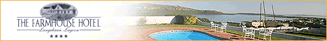 The Farmhouse Hotel overlooks the Langebaan Lagoon