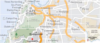 Accommodation in Constantia