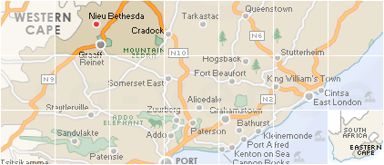 Accommodation in Nieu-Bethesda