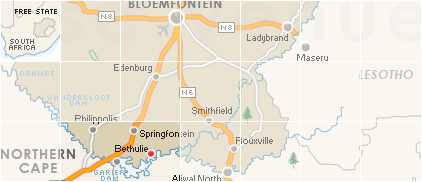 Accommodation in Bethulie