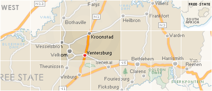 Accommodation in Ventersburg