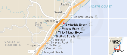 Accommodation in Blythedale Beach