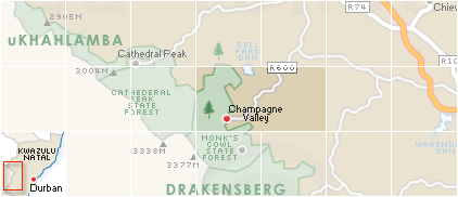 Accommodation in Champagne Valley