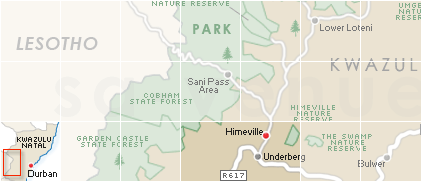 Accommodation in Himeville