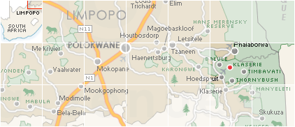Accommodation in Klaserie