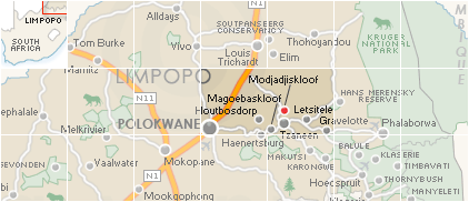 Accommodation in Modjadjiskloof
