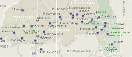 Accommodation in Hoedspruit