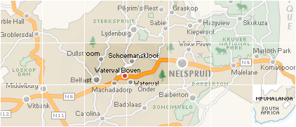 Accommodation in Waterval Boven