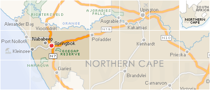 Accommodation in Springbok