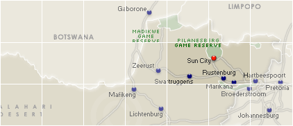 Accommodation in Sun City