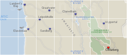 Accommodation in Citrusdal
