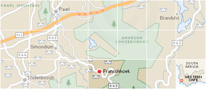 Accommodation in Franschhoek