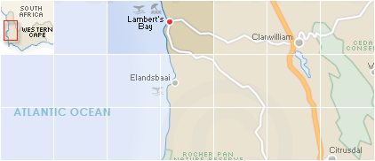 Accommodation in Lamberts Bay