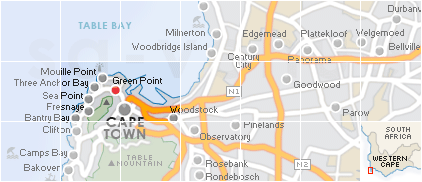 Accommodation in Green Point