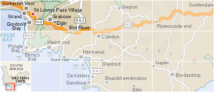 Accommodation in Sir Lowrys Pass