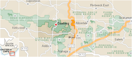 Accommodation in Zuurberg