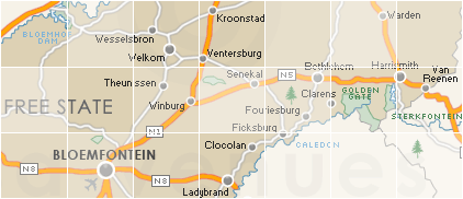 Free State Search by Map