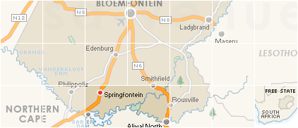 Accommodation in Springfontein