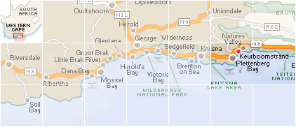 Accommodation in Keurboomstrand