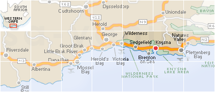 Accommodation in Knysna