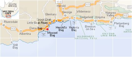 Accommodation in Mossel Bay