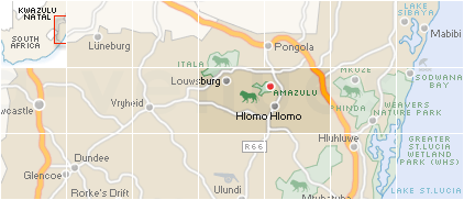 Accommodation in AmaZulu Game Reserve