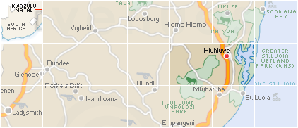 Accommodation in Hluhluwe