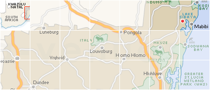 Accommodation in Lake Sibaya