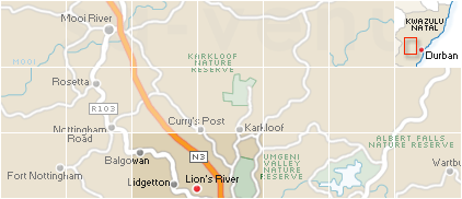 Accommodation in Lions River