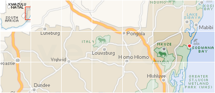 Accommodation in Sodwana Bay