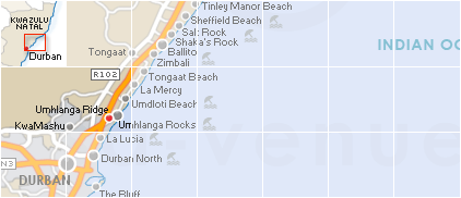 Umhlanga Ridge Search by Map