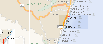 Accommodation in Uvongo