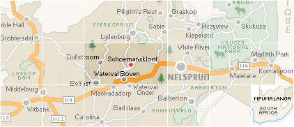 Accommodation in Schoemanskloof