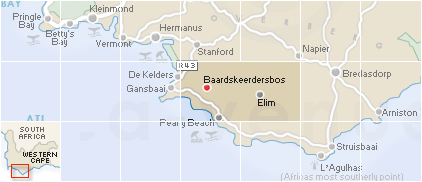 Accommodation in Baardskeerdersbos