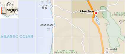Accommodation in Clanwilliam