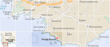 Accommodation in Pearly Beach