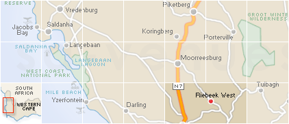 Accommodation in Riebeek West