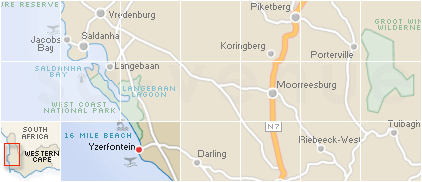 Accommodation in Yzerfontein