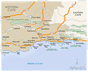 Garden Route Search by Map
